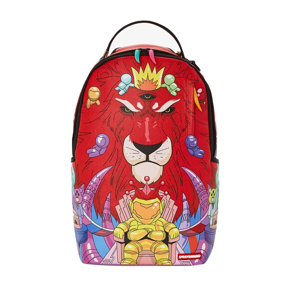 Sprayground Unisex Psycho World Of Fun DLXSV Backpack 910B5491NSZ Red